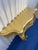 Gold 1960s Italian Rococo Carved Wood Wall Console, Restored Faux Gilt Finish For Sale - Image 8 of 9