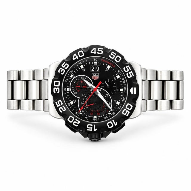 Tag Heuer Tag Heuer Formula 1 Grande Date Chronograph Black Dial Men's Quartz Watch For Sale - Image 4 of 6