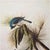 Farmhouse 1966 Tufted or Crested Titmouse After Audubon, American Classical Print For Sale - Image 3 of 10