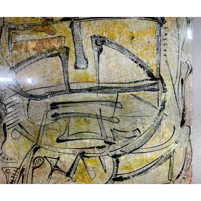 Wood Alexander Gore Modern Art Abstract Oil Painting on Canvas For Sale - Image 7 of 13