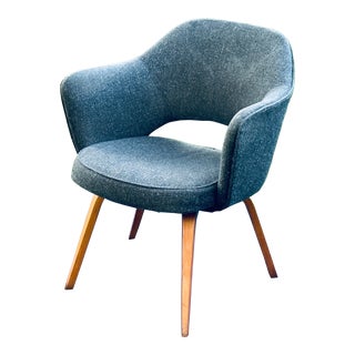 Eero Saarinen for Knoll Executive Chair on Bentwood Legs For Sale