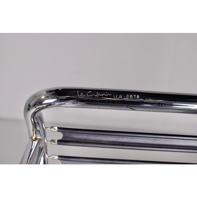 LC4 Chaise Longue by Le Corbusier, Jeanneret and Perriand, Late 1950s For Sale - Image 12 of 18