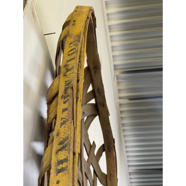 Large Authentic Antique Tobacco Basket Chairish