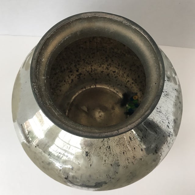 Large Mercury Glass Vessel Vase Chairish