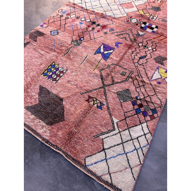 2020s 2020s Moroccan Contemporary Rug - 8'6" X 11'11" Ft For Sale - Image 5 of 10
