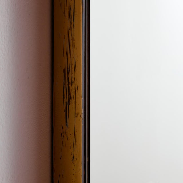 Metal Metal and Brass Framed Mirror For Sale - Image 7 of 18