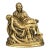 Vintage Italian Pieta by Michelangelo Madonna Jesus Statue For Sale