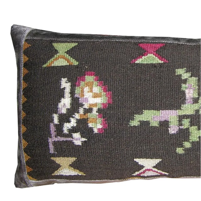 Dating to circa 1880, this Antique Bessarabian pillow is a fine representation of 19th century Eastern European decorative...