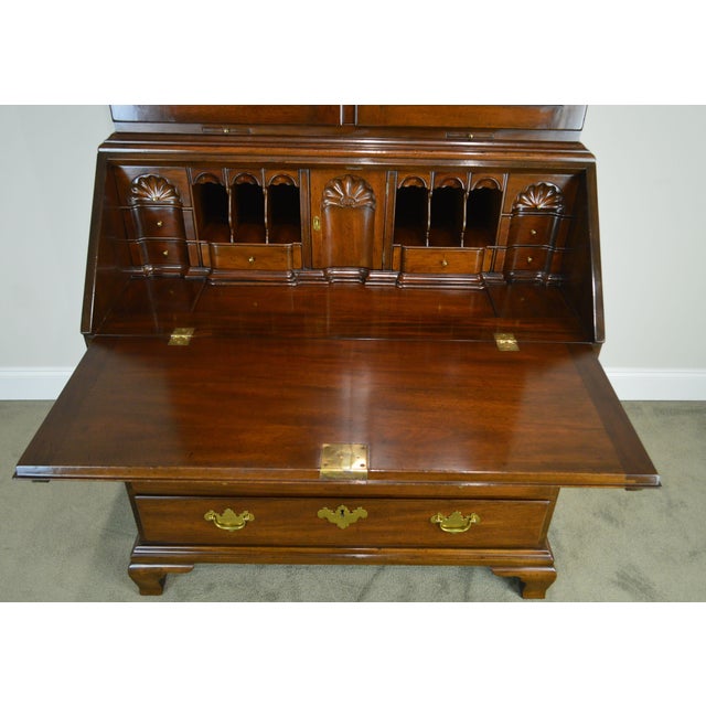 Kittinger Historic Newport Collection Mahogany Chippendale Secretary