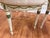 Pair of Painted Neoclassical Armchairs in Cream & Sage Green – Directoire Style Style For Sale - Image 6 of 9