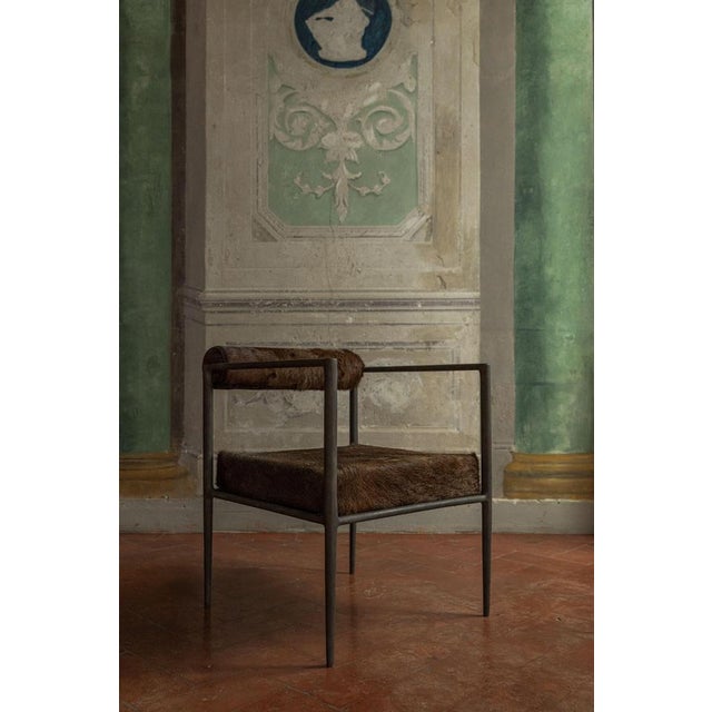 Metal Bright Square Alchemy Chair by Rick Owens For Sale - Image 7 of 17