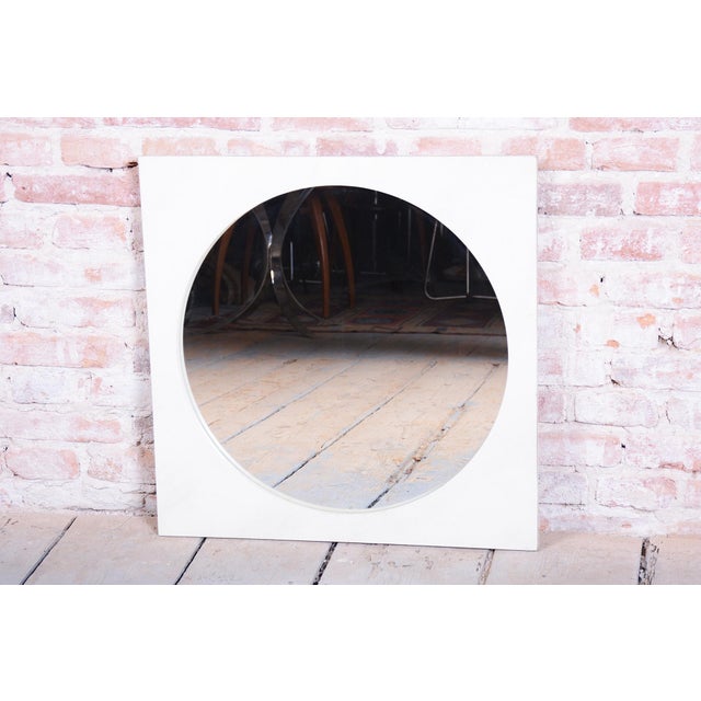 Mid-Century Wall Mirror with Wooden Frame, Czech, 1970s, in Very Good conditions. Designed 1920 to 1949