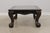 Large Clawfoot Glass Top Coffee Cocktail Table For Sale - Image 4 of 16