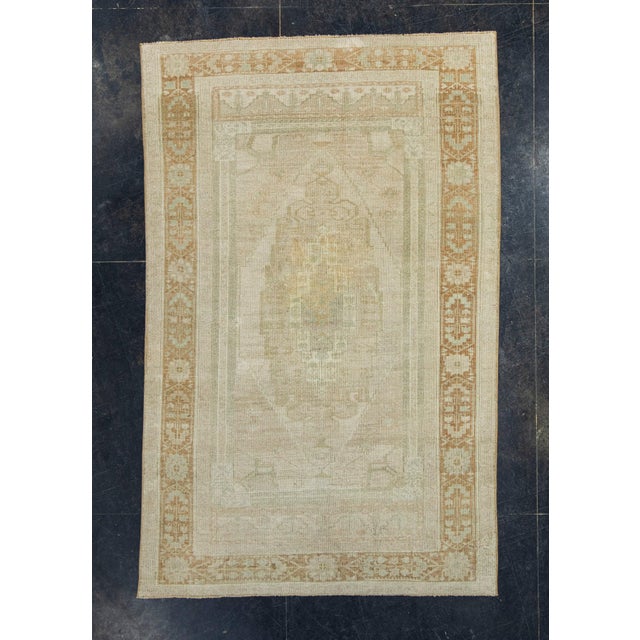 Brown Turkish Vintage Anatolian Rug 4'2" x 6'7" #17580 For Sale - Image 8 of 8