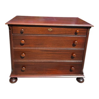Solid Mahogany West Michigan Furniture Company Chest of Drawers Dresser For Sale