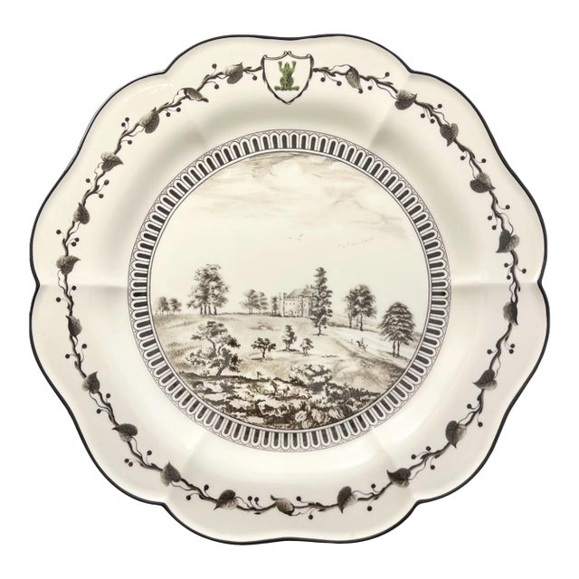 1990s Wedgwood “Frog Service (Sheppards Lodge)” Porcelain Dessert or Pie Plate For Sale