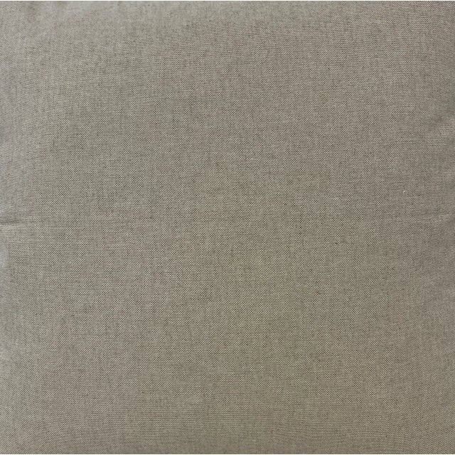 20" Square Decorative Throw Pillow Embellished With a Watercolor Look Pink and Purple Floral Pattern - Made in the U K For Sale - Image 11 of 11