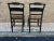 Mid 20th Century Pair Vintage Hitchcock Rush Seat Side Chairs For Sale - Image 10 of 12