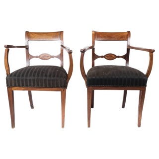 Set of Armchairs of Mahogany, 1860s For Sale