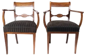Set of Armchairs of Mahogany, 1860s