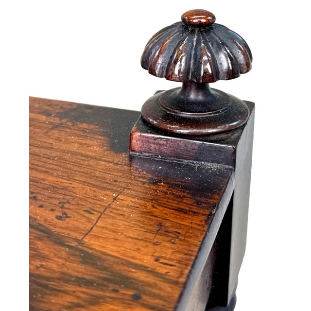 Small Regency Rosewood Whatnot, 1825 For Sale - Image 4 of 14