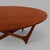Mid-Century Astro-Inspired Oval Teak Coffee Table For Sale - Image 6 of 7