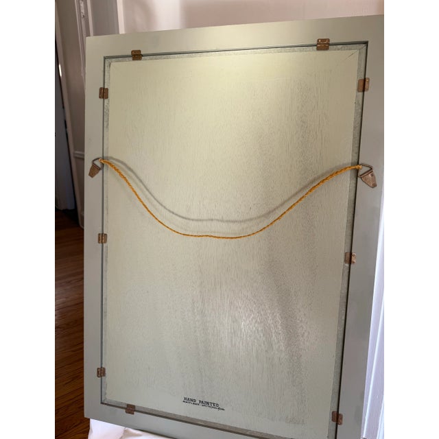 1980s Vintage Maitland Smith Owl Painting, Oil on Board For Sale - Image 5 of 6