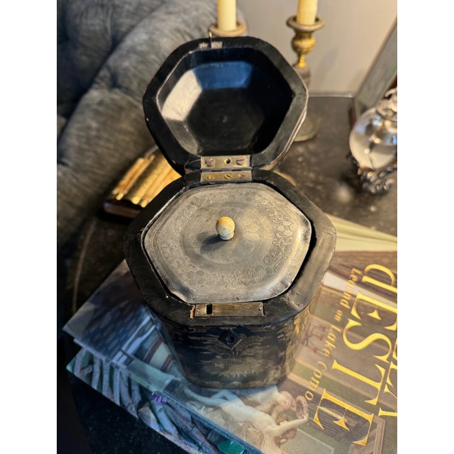 Early 19th Century Regency Tea Caddy For Sale - Image 4 of 6