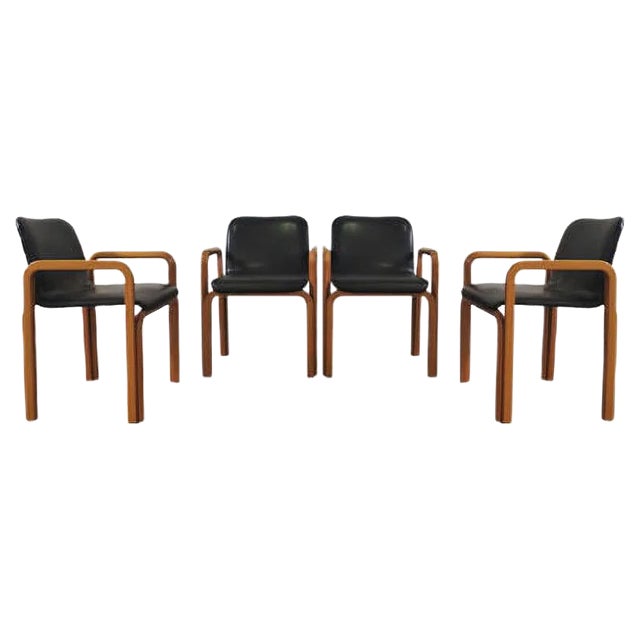 Chairs from Pillini Furniture, 1970s, Set of 4 For Sale