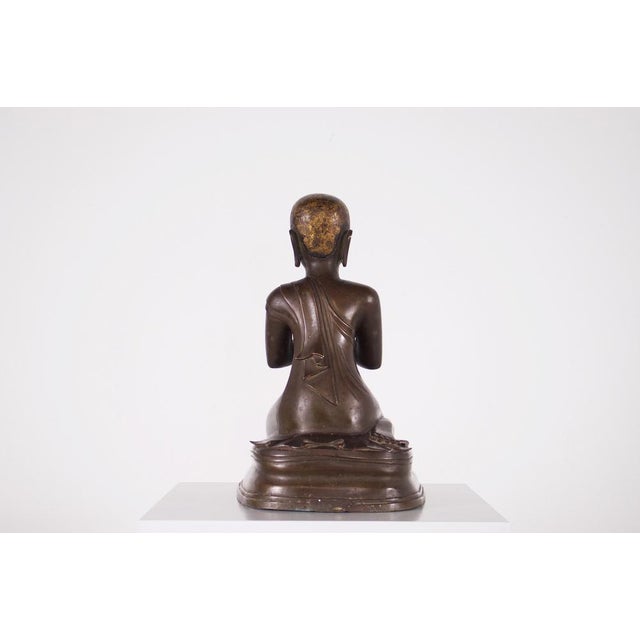 Burmese Artist, Adoring Moggallana, 1890s-1910s, Bronze For Sale - Image 6 of 11