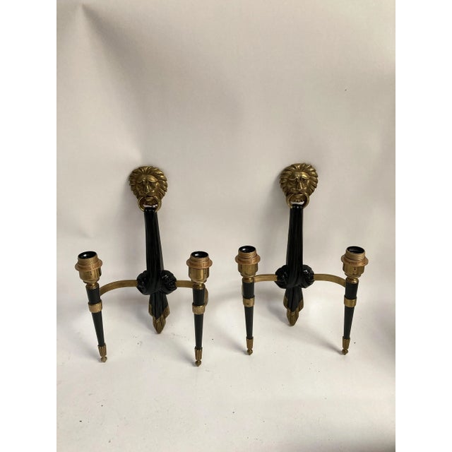 Sconces from Maison Jansen, Set of 2 For Sale - Image 10 of 10