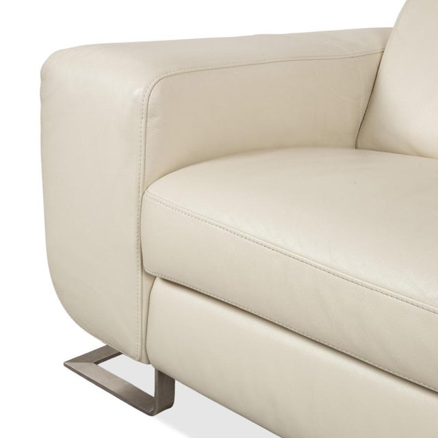 Animal Skin Leather 007 Three-Seater Sofa with Electric Function from Joop For Sale - Image 7 of 15