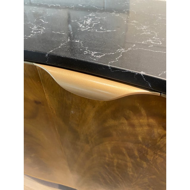 Malibu Crest by Aico Furniture Crotch Mahogany Finish For Sale - Image 12 of 12