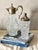 Silver Vintage Cut Glass and Silver Plated Bar Set of Jug and Shaker, Italy, 1950s, Set of 2 For Sale - Image 8 of 11