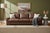 English 1980s Large Deep-Seated Two-Tone Brown Leather Sofa With Vintage Patina For Sale - Image 3 of 14