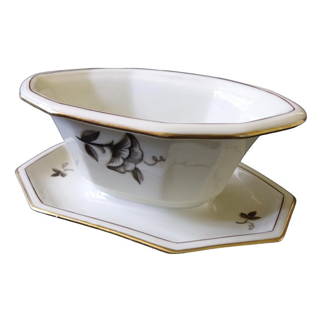 Antique Astrid Anemona Soup Bowl by Edward Hald for KP Karlskrona, Set of 2 For Sale