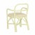 Transitional Ginny Rattan Indoor/Outdoor Dining Chair, Cream For Sale - Image 3 of 7