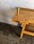 Vintage White Gate Distressed Woodworking Bench For Sale - Image 4 of 13
