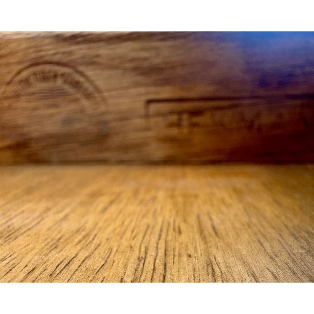 Vintage Mid Century Rolltop Desk by Hekman For Sale - Image 11 of 16