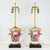 Vintage Floral Hand-Painted Brunschwig & Fils Wooden Table Lamps With Green Faux Marble Bases - a Pair For Sale - Image 18 of 18
