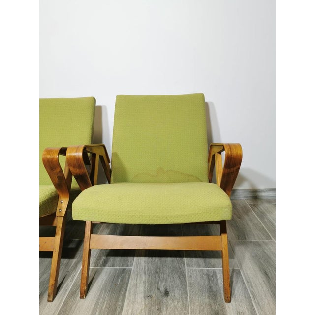 Set of Tatra Armchairs by Fantisek Points For Sale - Image 3 of 18