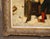 19th Century Oil on Canvas Painting, Children Playing in Winter, Alsace, France For Sale - Image 10 of 16