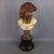 Wood Carl Dorn, Bust of Girl with Veil, Patinated Metal, 1884 For Sale - Image 7 of 18