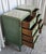 Green Vintage Pair of Nightstands, French Louis XVI Style Marble-Top For Sale - Image 8 of 18