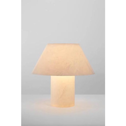 Jordi veciana petra m gr table lamp for parachilna a cylindrical base, a conical shade both made from a single piece of...