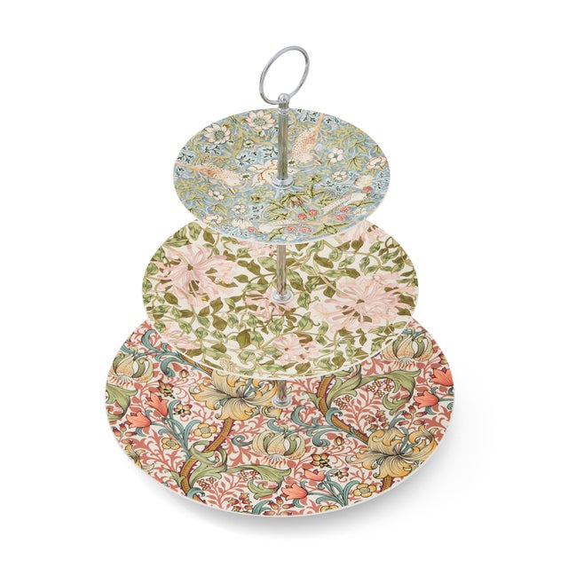 Add a beautiful, heritage touch to your afternoon tea with our beautiful Morris & Co. 3-Tier Cake Stand. Each tier...