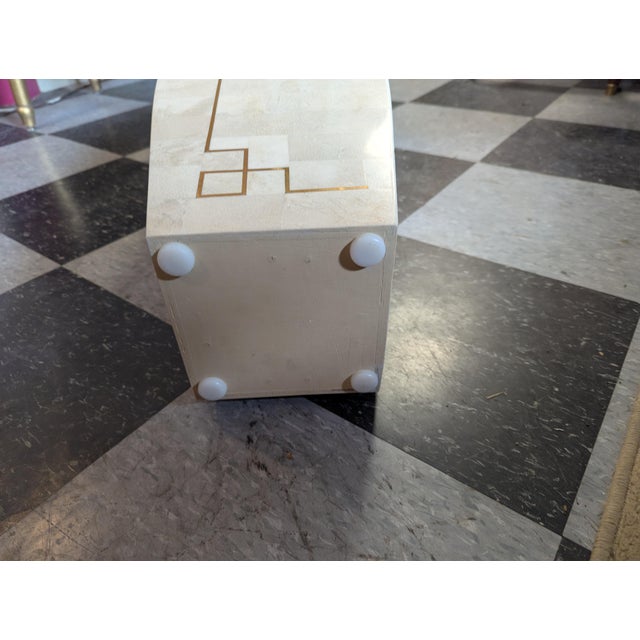 Maitland - Smith Vintage Tessellated Stone Pedestal For Sale - Image 4 of 7