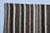 1960s Turkish Brown Striped Design Handmade Runner Rug For Sale - Image 9 of 11