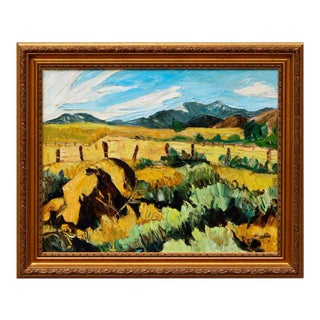 Nancy Coe Mt. Rose Landscape by Nancy Patricia Coe Circa 1968 For Sale