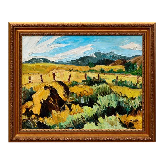 Nancy Coe Mt. Rose Landscape by Nancy Patricia Coe Circa 1968 For Sale